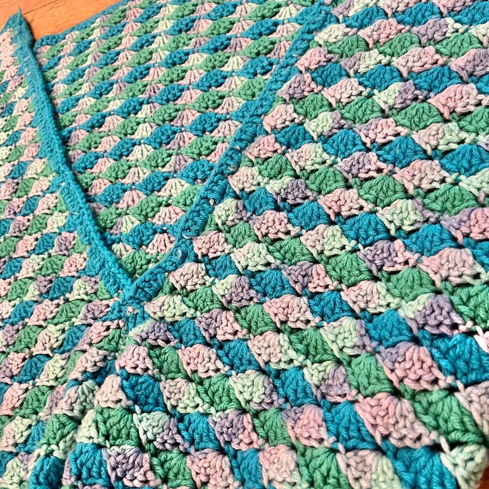 Mermaid Tail Crochet Blanket